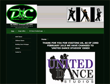 Tablet Screenshot of dcdancestudios.co.uk
